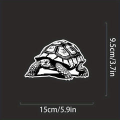 Turtle Pattern Vinyl Sticker Matte Finish Self Adhesive