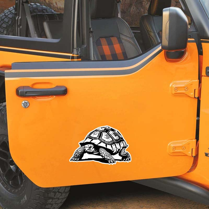 Turtle Pattern Vinyl Sticker Matte Finish Self Adhesive