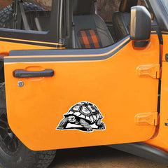 Turtle Pattern Vinyl Sticker Matte Finish Self Adhesive