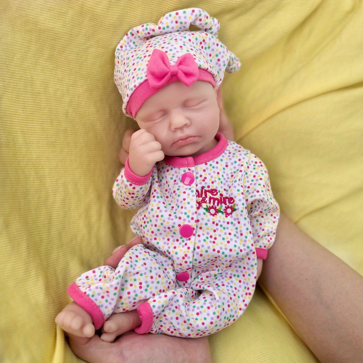 13" Soft Silicone Reborn Baby Colorful Doll