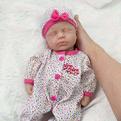 13" Soft Silicone Reborn Baby Colorful Doll