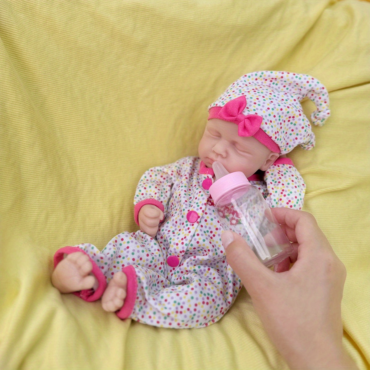 13" Soft Silicone Reborn Baby Colorful Doll