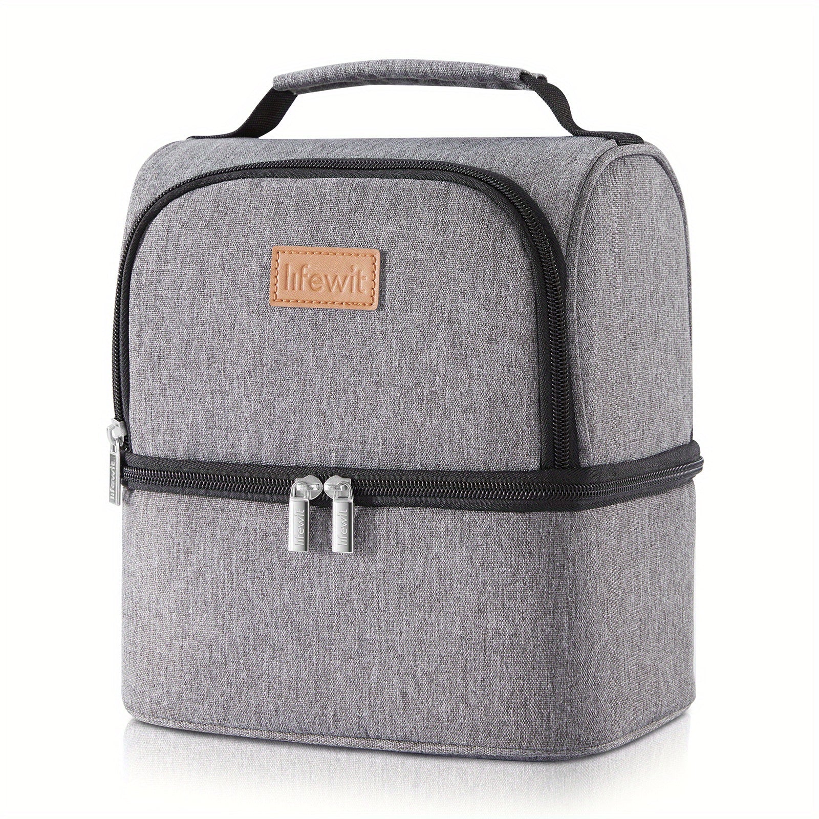 Leakproof Insulated Lunch Bag 7L Dual Compartment Cooler