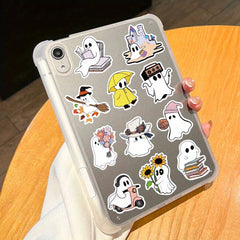 50pcs Adhesive Halloween Horror Ghost Stickers for Party Holiday Decorations