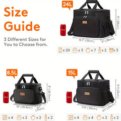 Insulated Cooler Bag Leakproof Portable for Office & Outdoor