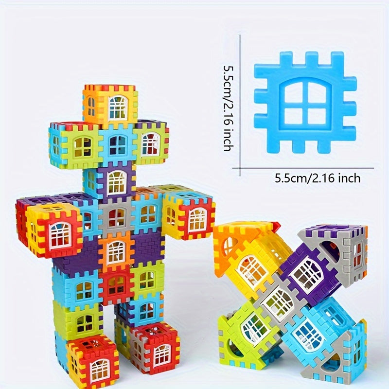 120pcs Creative Assembly Building Blocks Educational DIY Toys