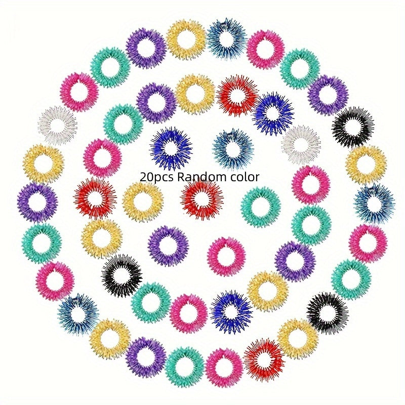 70pcs Mini Fidget Toys with Metallic Base & 6 Colorful Accents