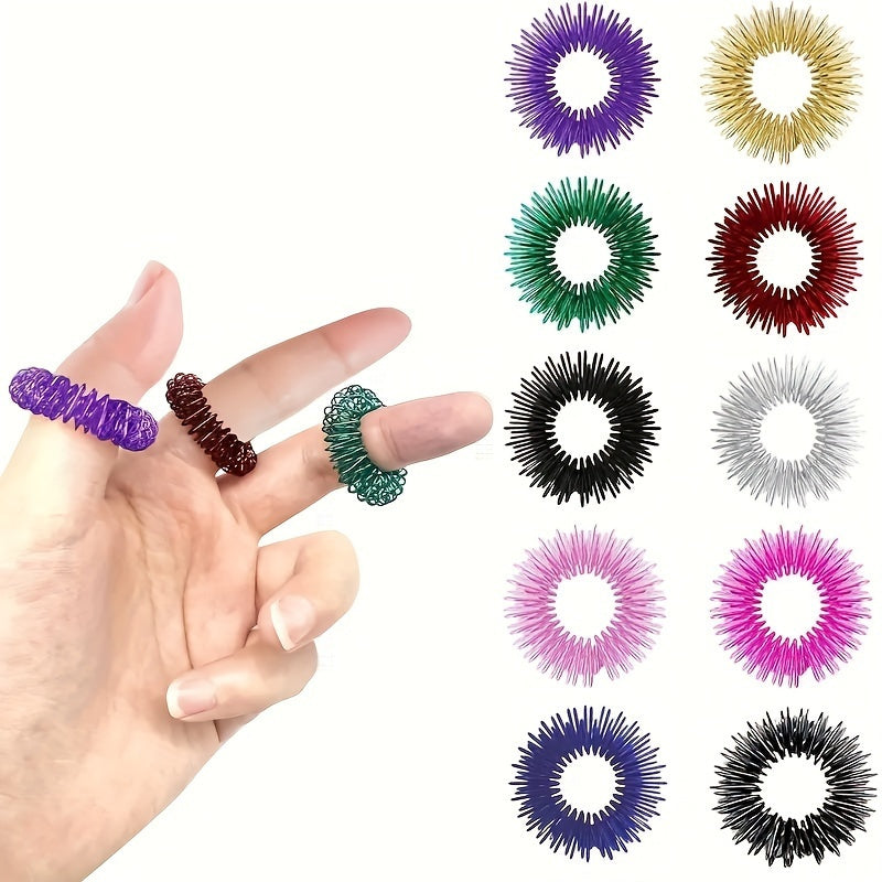 70pcs Mini Fidget Toys with Metallic Base & 6 Colorful Accents