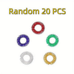 70pcs Mini Fidget Toys with Metallic Base & 6 Colorful Accents