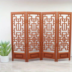 12pt Mini Ancient Style Screen Divider Dollhouse Decoration