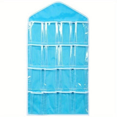 16-Pocket Hanging Bag for Socks, Bras, and Underwear