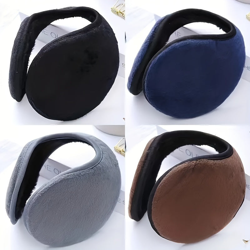Winter Plush Earmuffs - Insulated Ear Warmers for Skiing