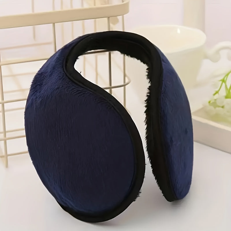 Winter Plush Earmuffs - Insulated Ear Warmers for Skiing
