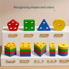 Educational Building Blocks Toy Geometric Shapes Recognition