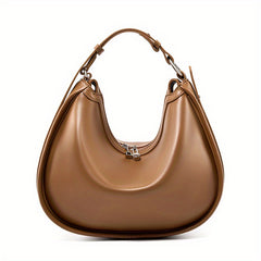 Small Crescent Bag Leather Armpit Bag for Women