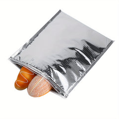 5 Pack Aluminum Foil Food Storage Bags Insulated Cooler Pouches for Picnics