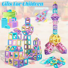 Magnetic Big Size Macaron Construction Set Educational Toy