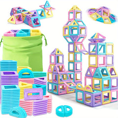 Magnetic Big Size Macaron Construction Set Educational Toy