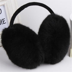 Winter Ear Warmer Soft Faux Fur Hat with Buckle Closure for Women and Men
