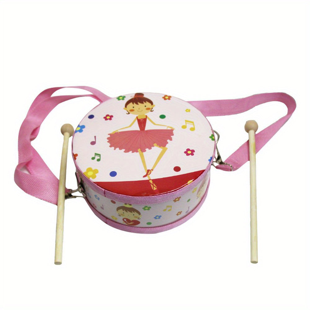 Kids Marching Snare Drum Set with Strap and Drumsticks