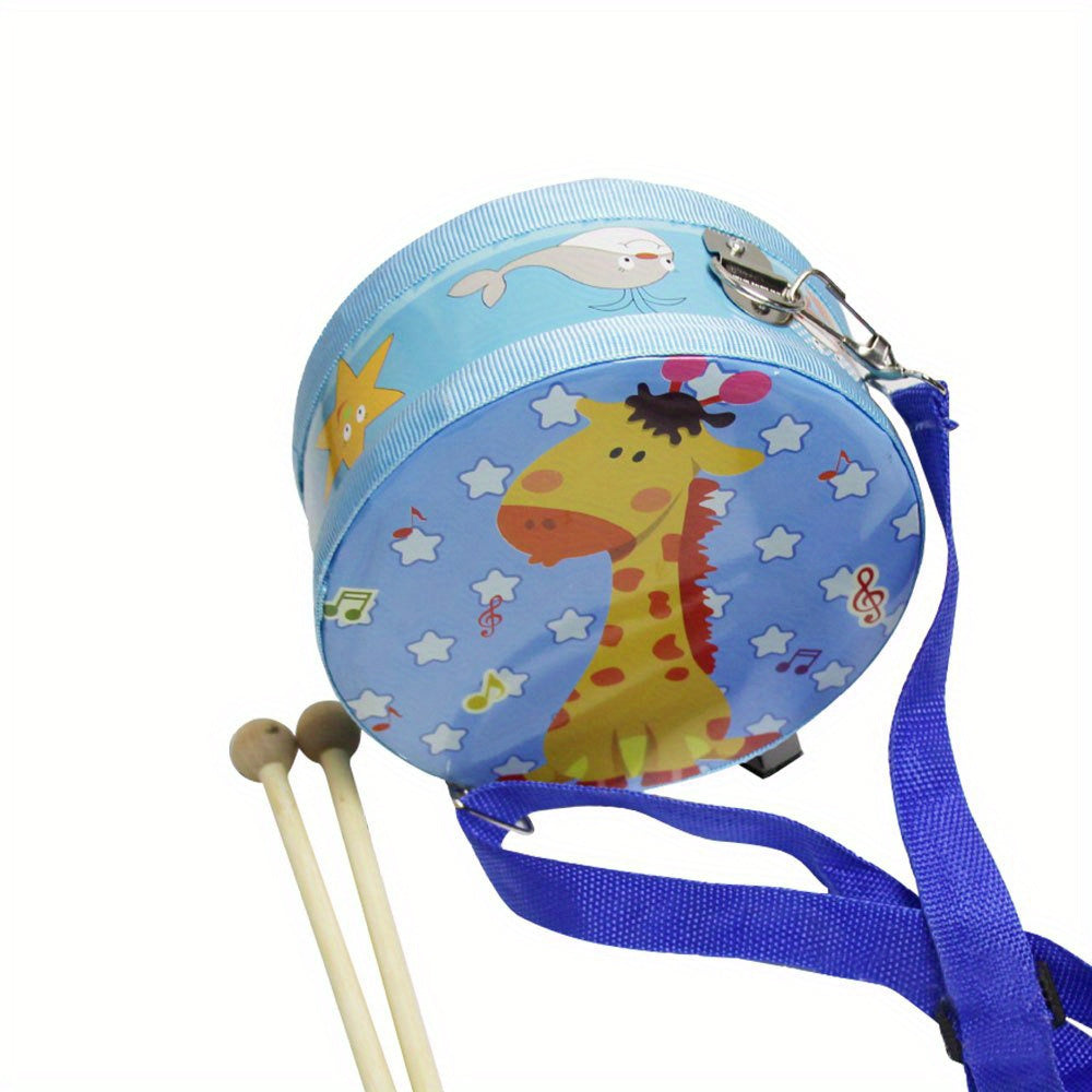 Kids Marching Snare Drum Set with Strap and Drumsticks