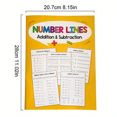 LACHILLY Number Lines Addition & Subtraction Workbook for Ages 6-12