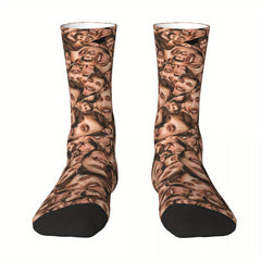 Custom Pet Photo Socks - Funny Gift for Men & Women
