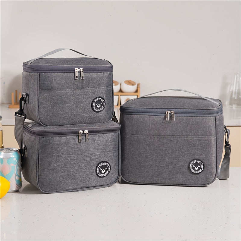 Large Insulated Lunch Bag with Shoulder Strap Waterproof