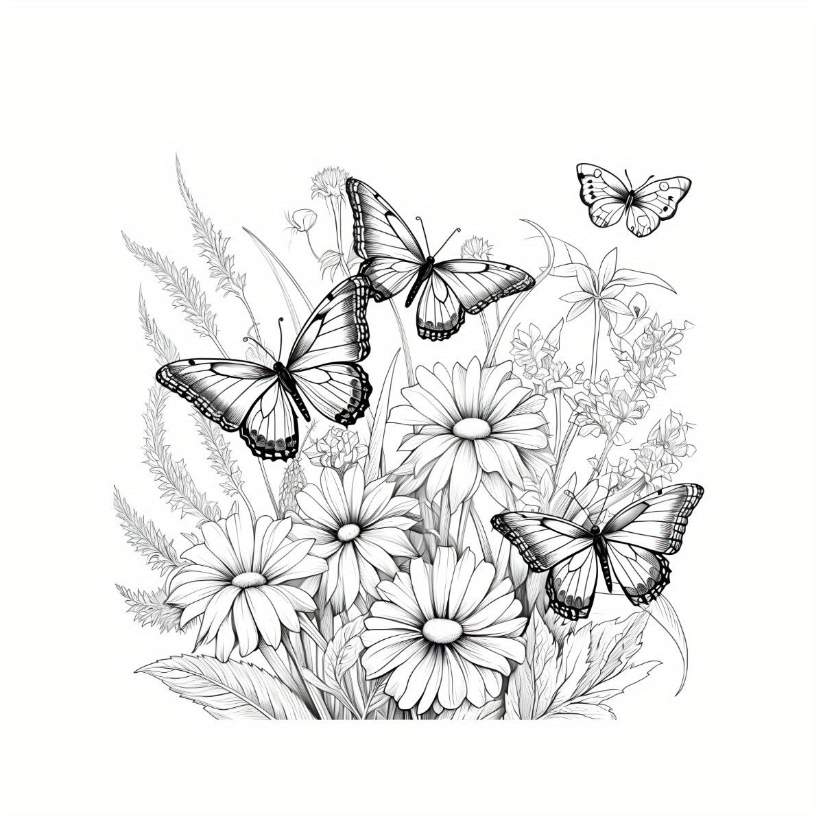 Romantic Countryside Journey Coloring Book 22 Pages 20x20cm Deluxe Edition