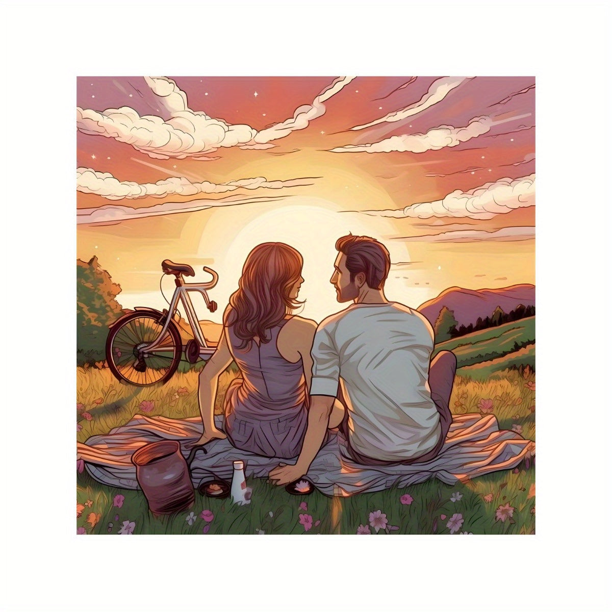 Romantic Countryside Journey Coloring Book 22 Pages 20x20cm Deluxe Edition