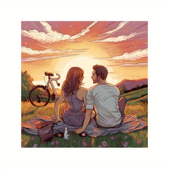 Romantic Countryside Journey Coloring Book 22 Pages 20x20cm Deluxe Edition