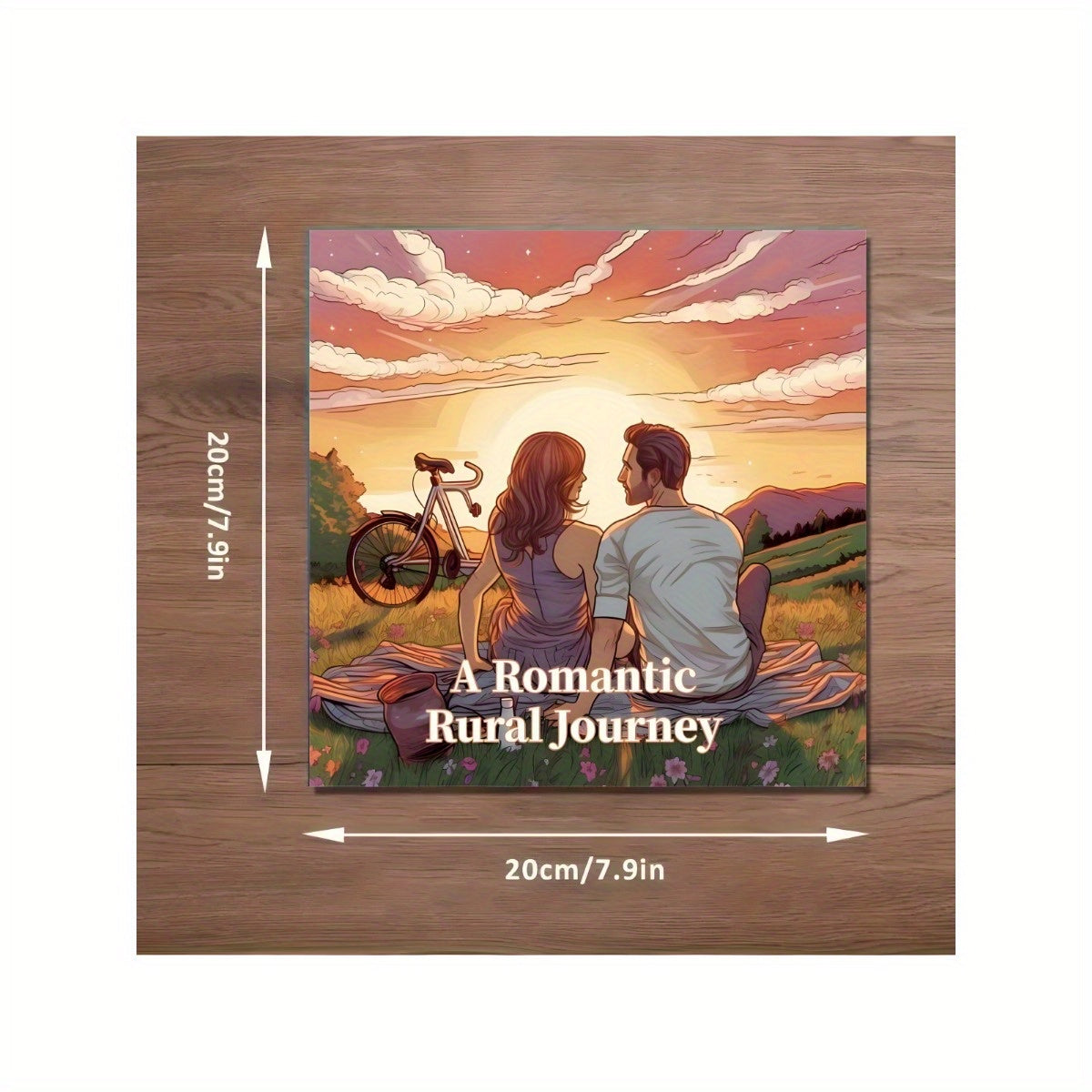Romantic Countryside Journey Coloring Book 22 Pages 20x20cm Deluxe Edition