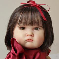24 Inch Princess Reborn Doll Red Gown