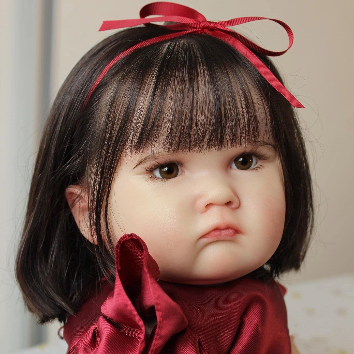 24 Inch Princess Reborn Doll Red Gown