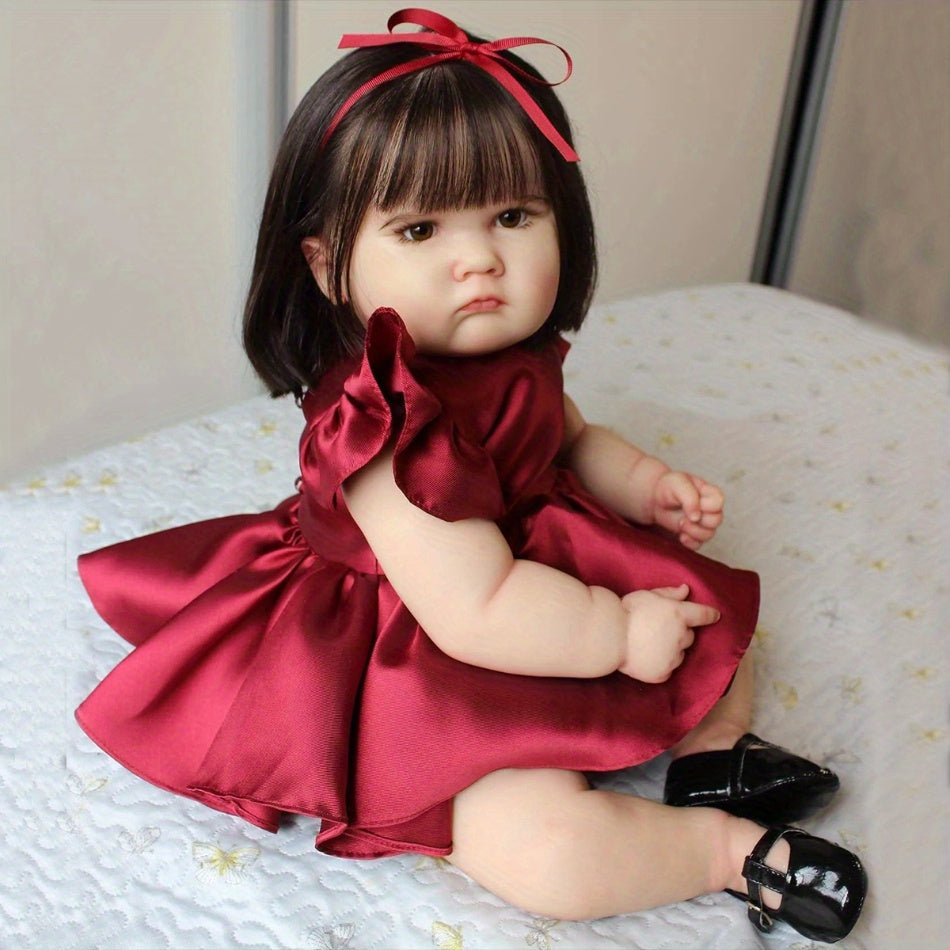 24 Inch Princess Reborn Doll Red Gown