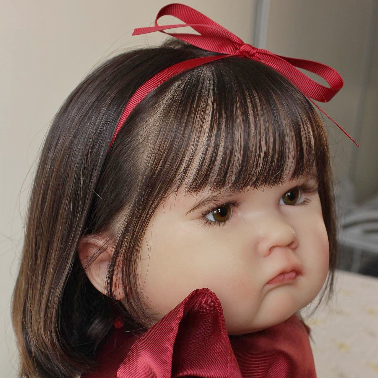 24 Inch Princess Reborn Doll Red Gown