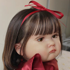 24 Inch Princess Reborn Doll Red Gown