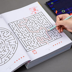 Brain Boosting Maze Training Book for Kids