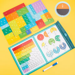 Magnetic Fractional Math Learning Book for Kids 3-8 Years