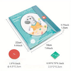 Magnetic Fractional Math Learning Book for Kids 3-8 Years