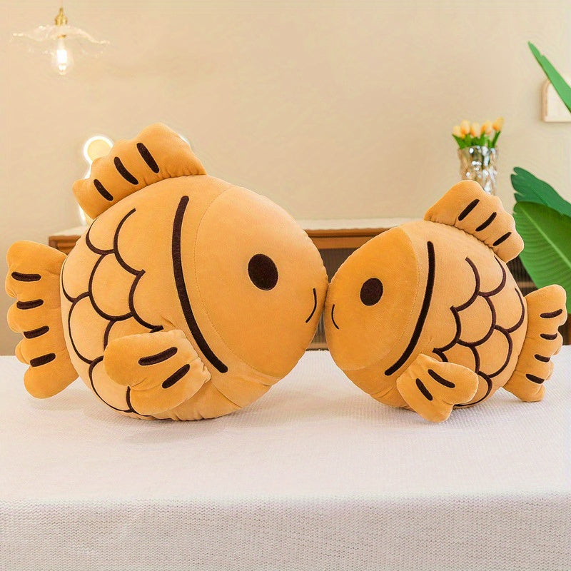 Soft Koi Fish Plush Toy - Adorable Cuddly Pillow for Home Decor