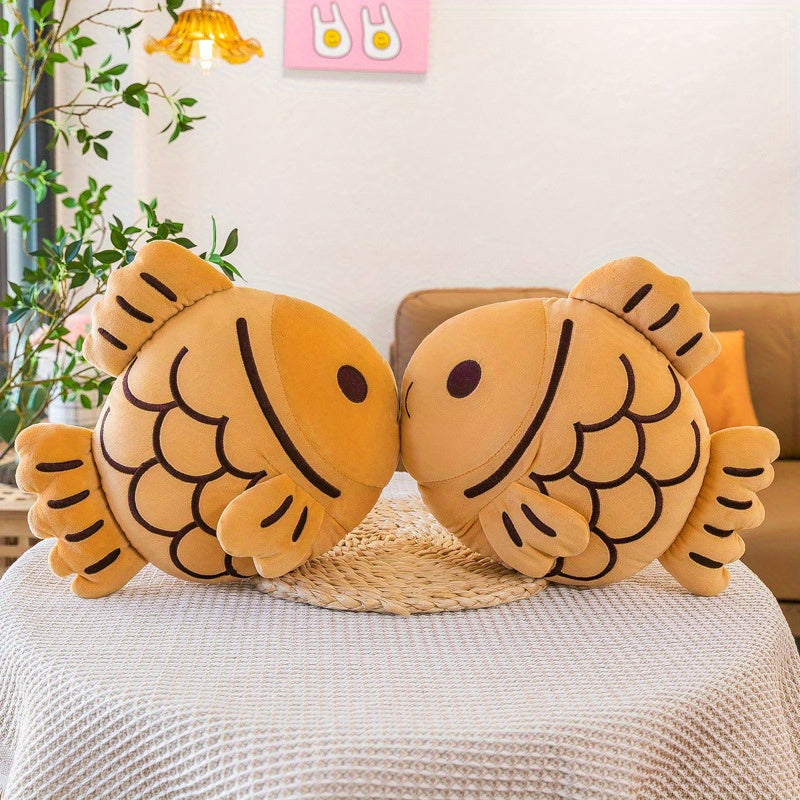 Soft Koi Fish Plush Toy - Adorable Cuddly Pillow for Home Decor