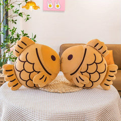 Soft Koi Fish Plush Toy - Adorable Cuddly Pillow for Home Decor