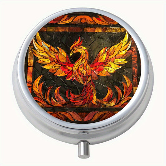 Phoenix Pill Organizer Compact & Portable Medicine Box for Travel