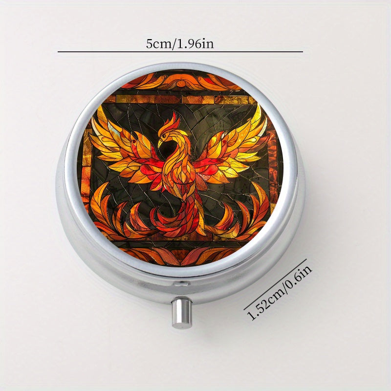 Phoenix Pill Organizer Compact & Portable Medicine Box for Travel