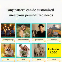 Customizable DIY Pattern Pill Organizer Metal Box Portable for Travel