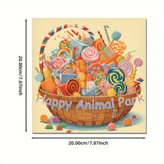 Deluxe Candy Themed Coloring Book for Adults Stress Relief Art & Craft Activity
