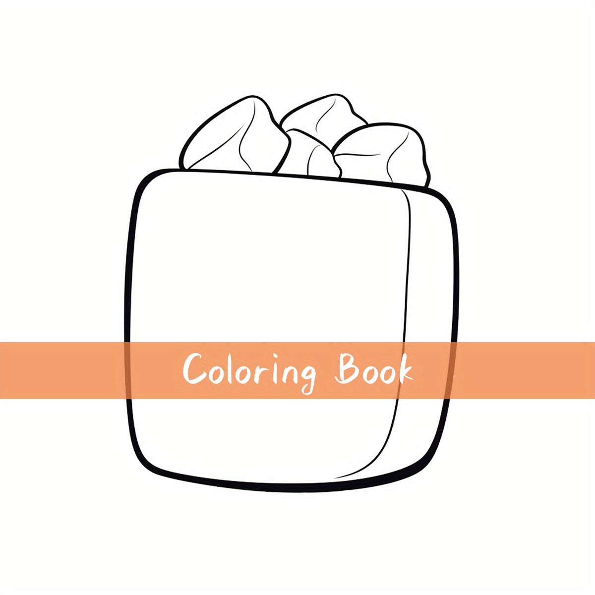 Deluxe Candy Themed Coloring Book for Adults Stress Relief Art & Craft Activity