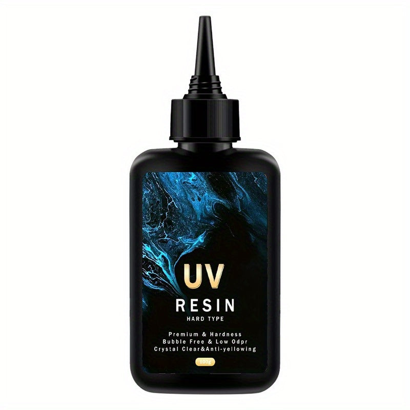 UV Resin Kit for Jewelry Making, 500g, High Viscosity, Crystal Clear Hard Type