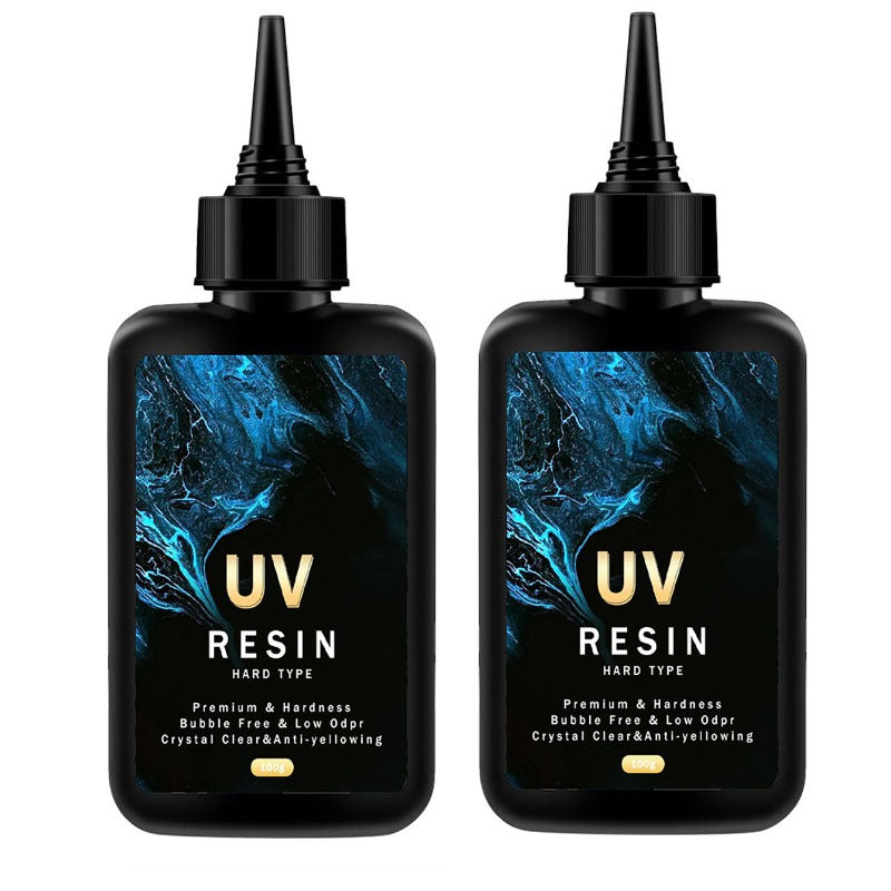 UV Resin Kit for Jewelry Making, 500g, High Viscosity, Crystal Clear Hard Type